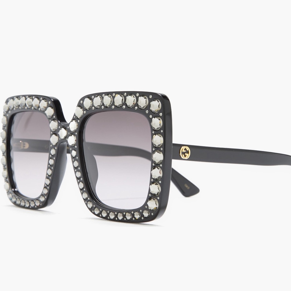 Gucci 53mm Embellished square sunglasses. Pretty much new. Only used a few times